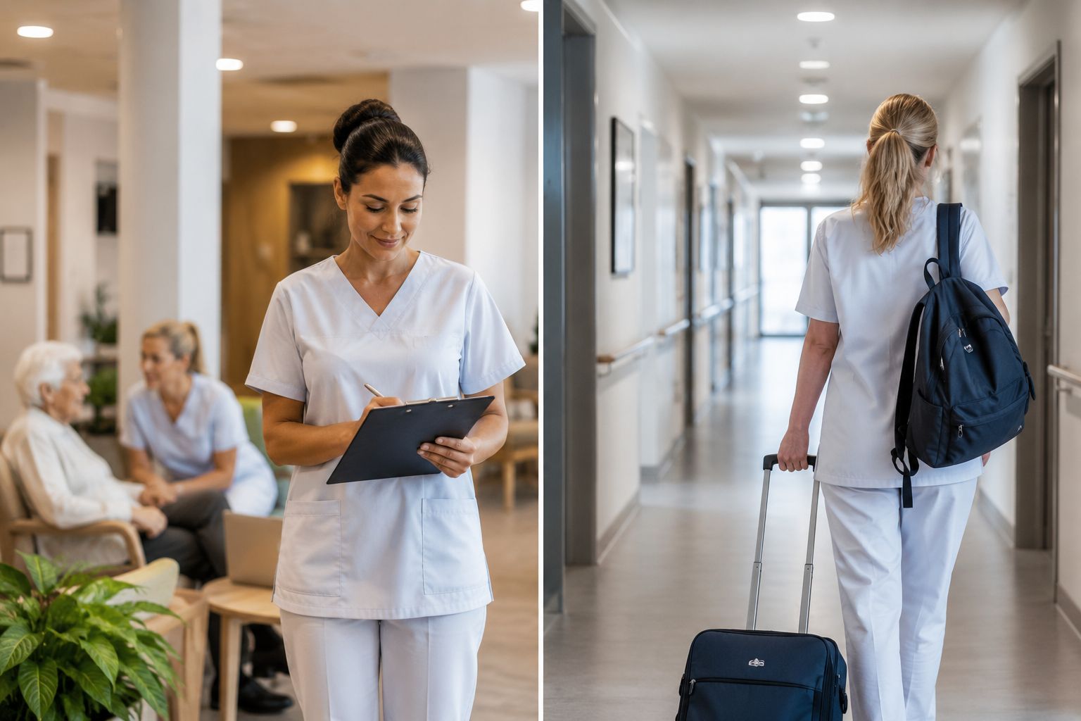 Personalvermittlung vs. Zeitarbeit Pflege